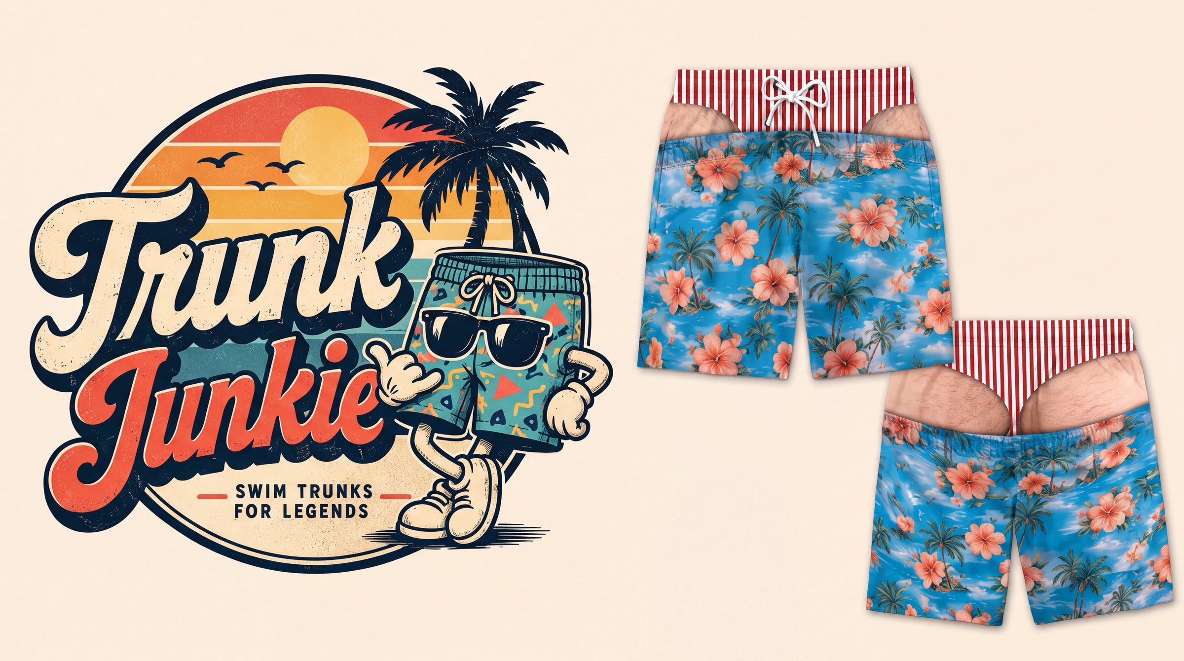 Trunk Junkie — swim trunks for legends